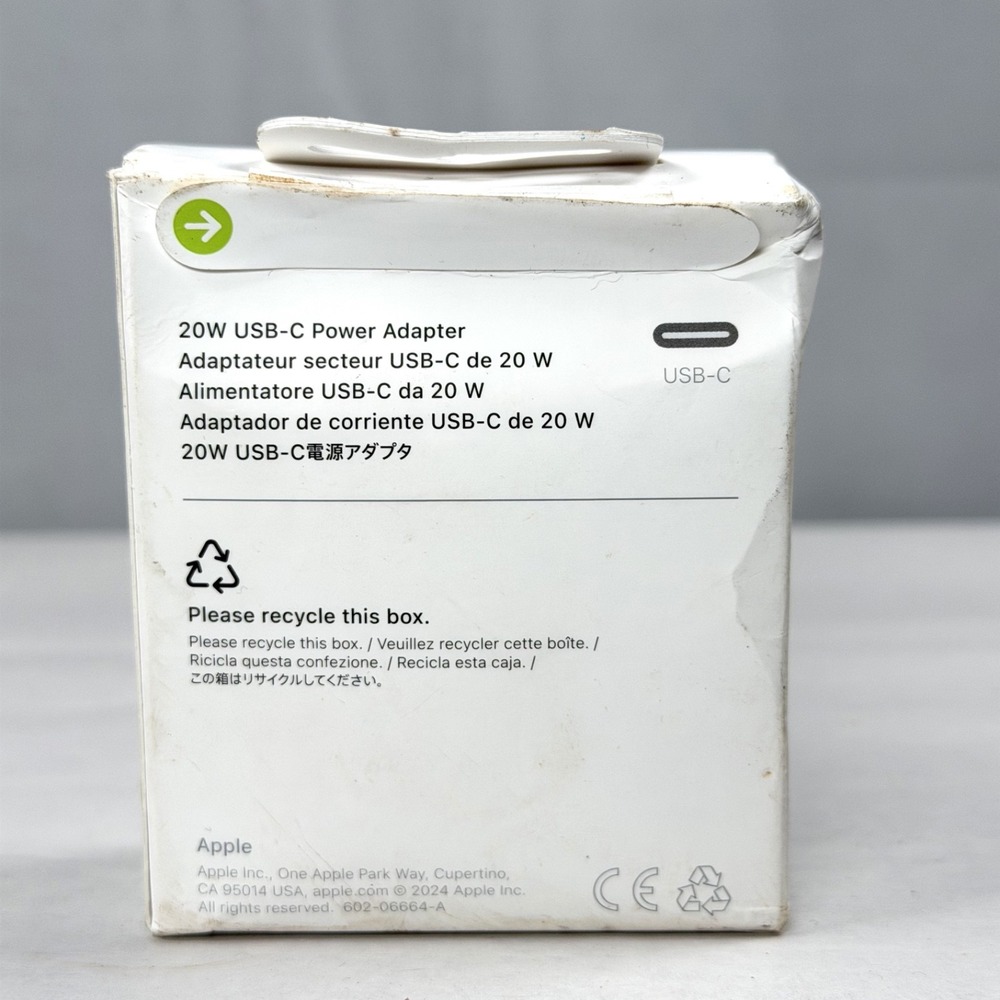 Apple USB-C 20W Power Adapter / Authentic OEM / New in Box / Sealed - Picture 2 of 2